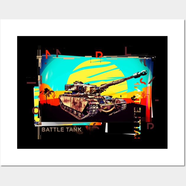 Battle Tank Wall Art by remixer2020